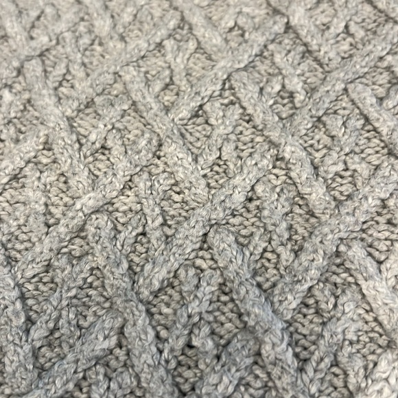 Maeve Twofer Grey Turtleneck with Crisp White Blouse Size Small - Picture 4 of 6